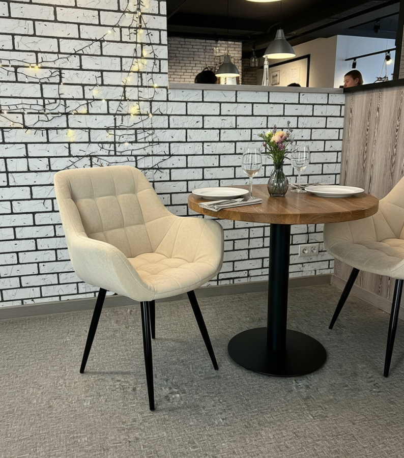 Стул Moni Solid светло-желтый_6