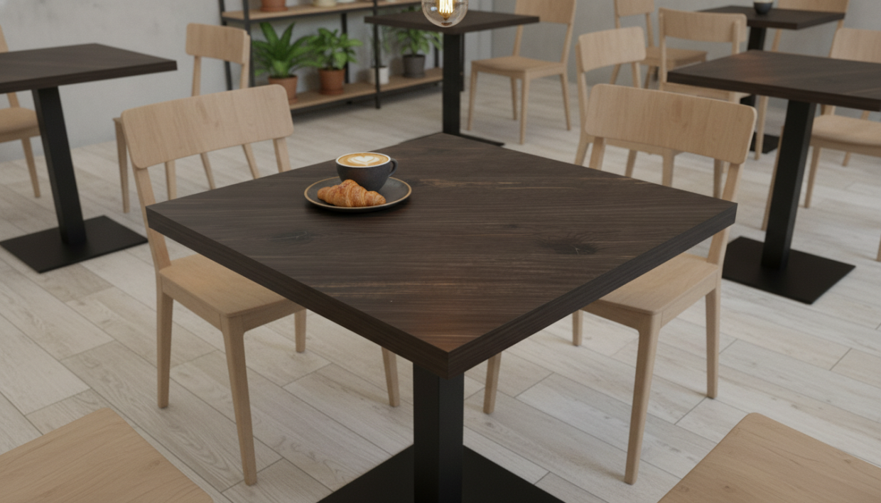 Столешница HPL на основе МДФ (квадратная) Норвежская сосна_17