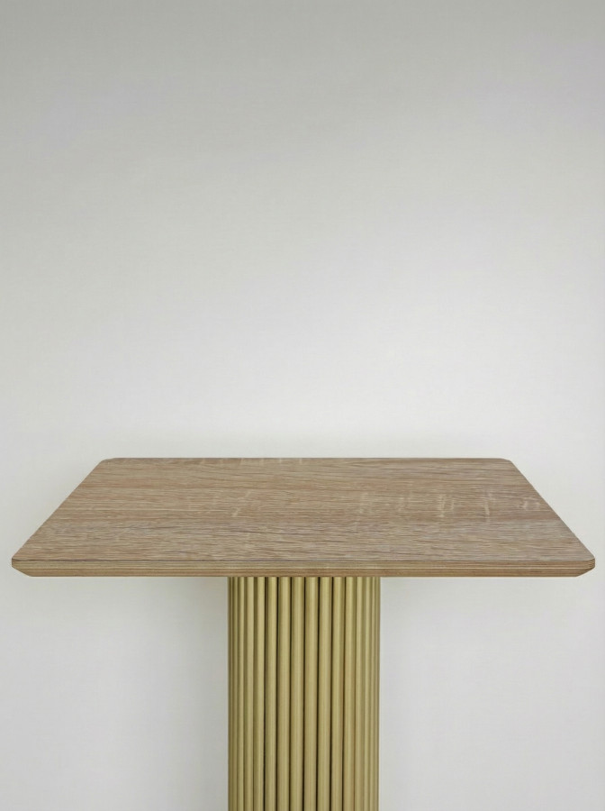 Столешница HPL на основе фанеры влагостойкая - толщина 19 мм (квадратная) Дуб Рустик_20