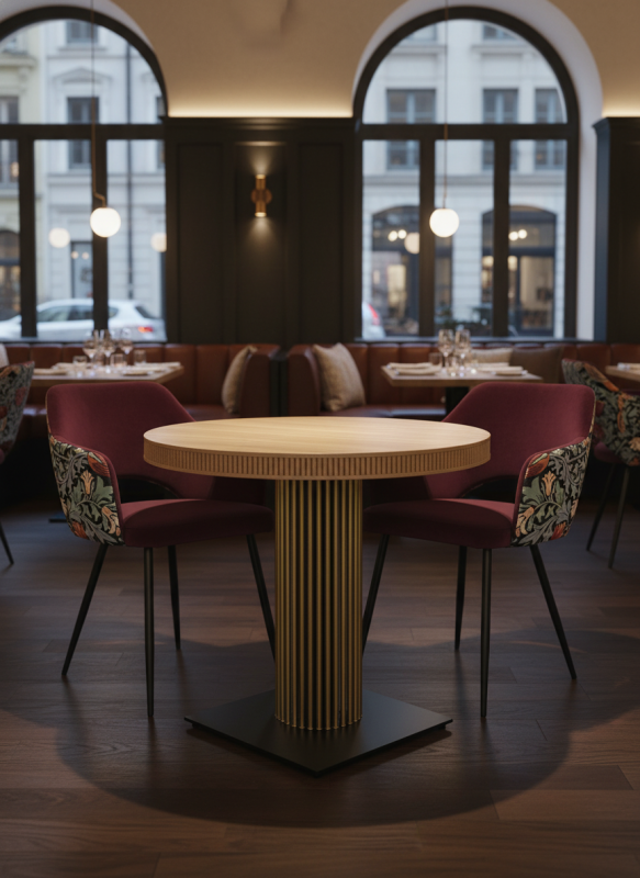 Столешница HPL на основе МДФ (круглая)