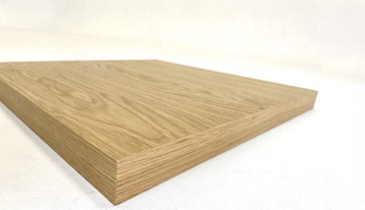 Столешница шпон дуба на основе ВЛАГОСТОЙКОГО МДФ (Прямоугольная) Натуральный_6